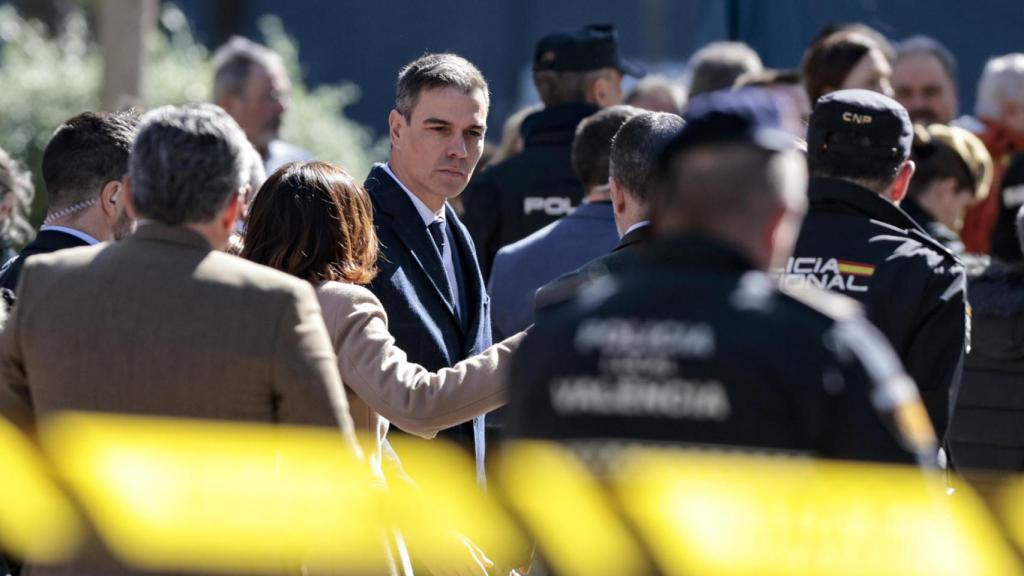 Pedro Sánchez, durante su visita a Valencia.