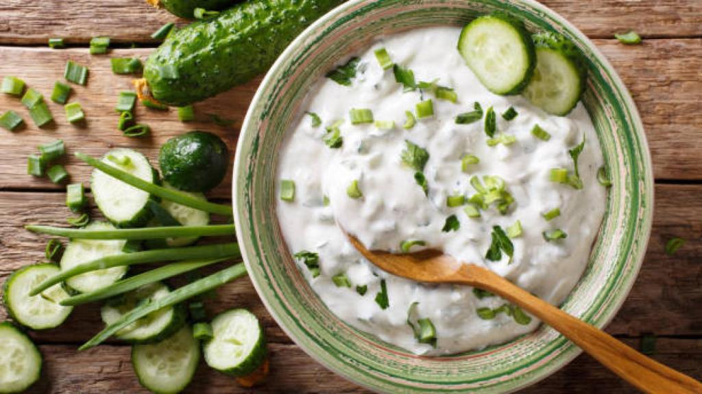Imagen de archivo de salsa tzatziki.