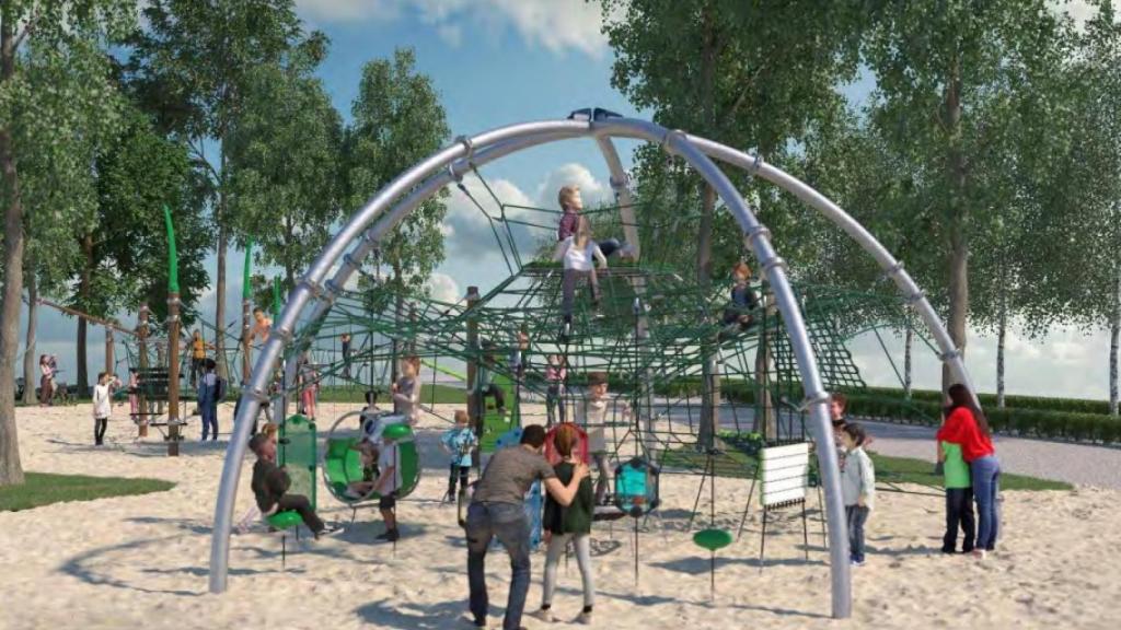 Otro de los juegos infantiles que se instalarán.
