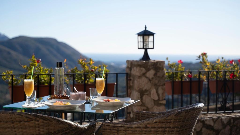 Terraza del hotel Cases Noves