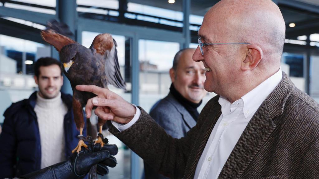 Carnero durante su visita a Fimascota