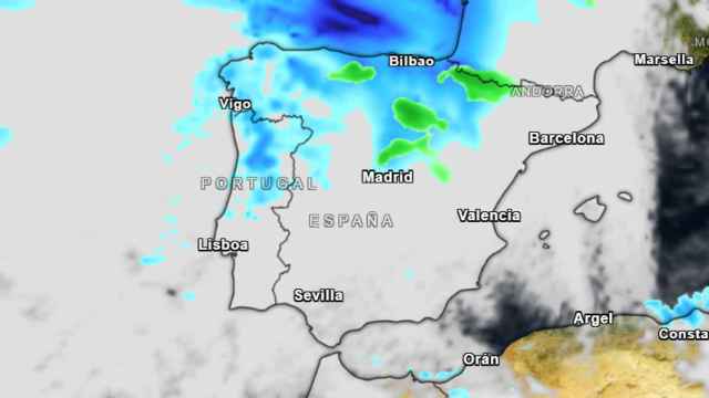 Radar de precipitaciones y nubosidad en España