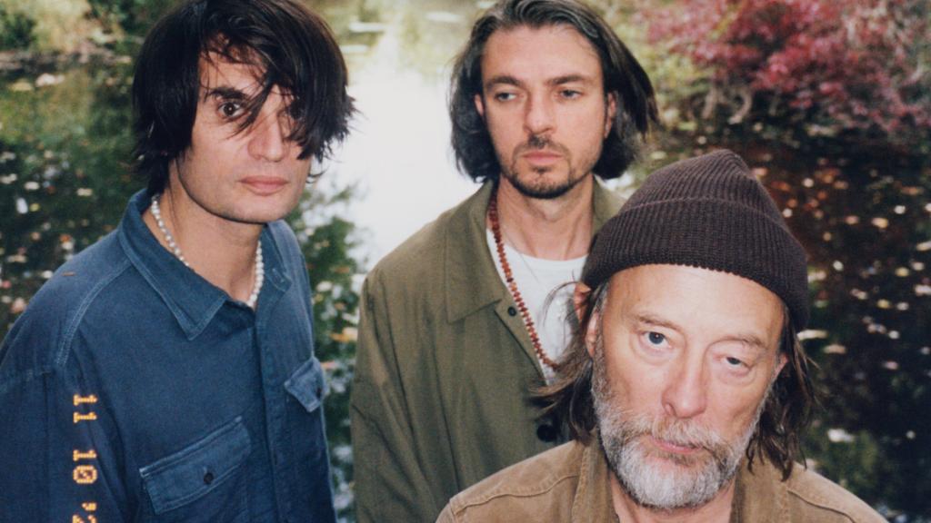 Jonny Greenwood, Tom Skinner y Thom Yorke, integrantes de The Smile. Foto: Frank Lebon