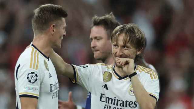 Kroos y Modric, tras un partido del Real Madrid de la temporada 2023/2024