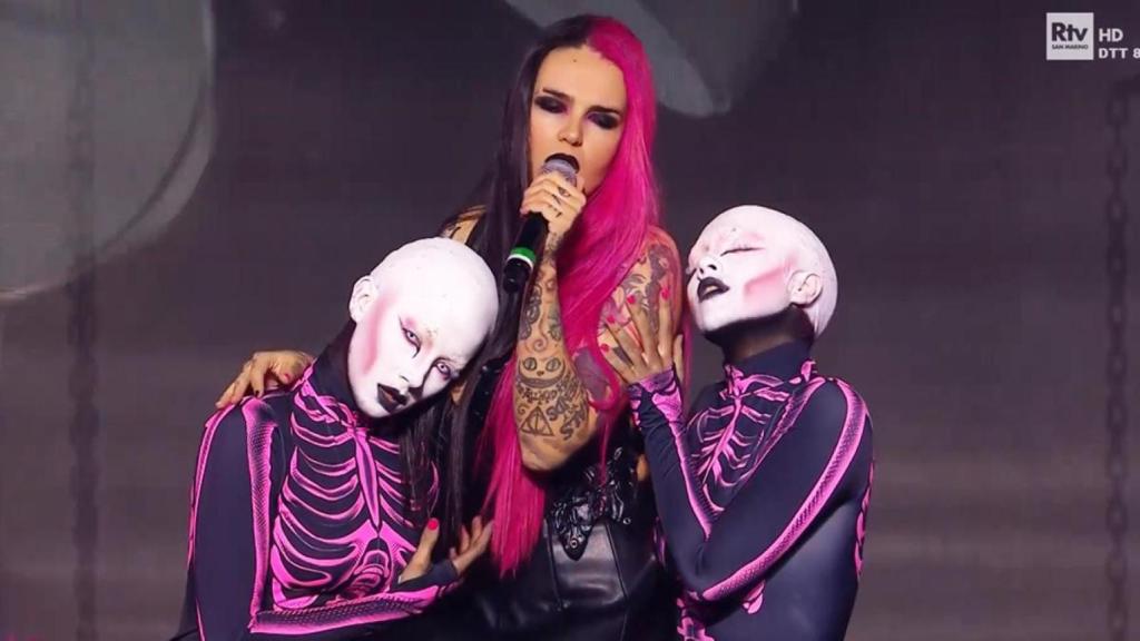 Megara en 'Una voce per San Marino'.