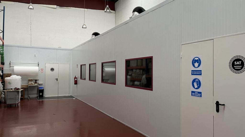 Entrada al laboratorio.