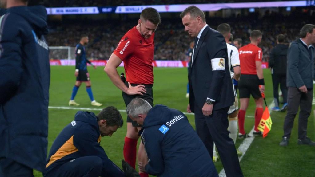 Díaz de Mera Escuderos atendido por las asistencias médicas