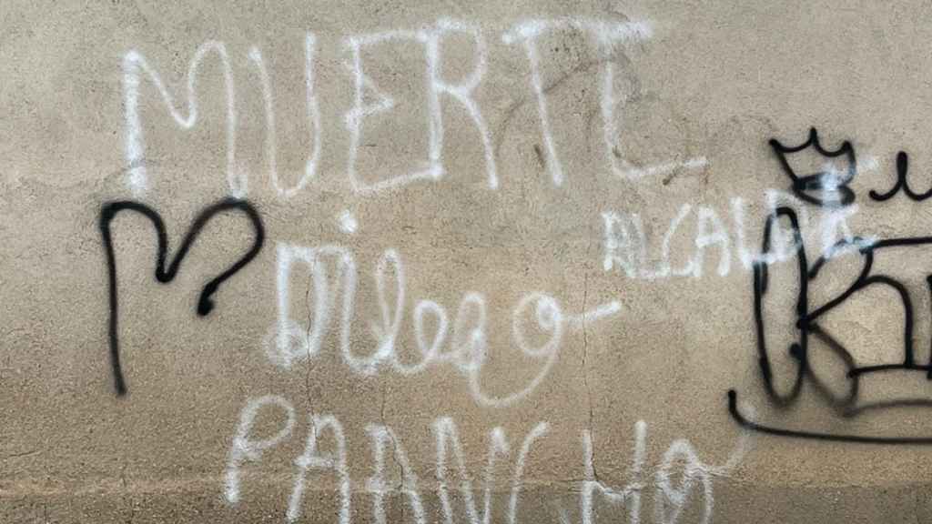 Pintada con amenazas de muerte contra el alcalde de El Carpio de Tajo (Toledo)