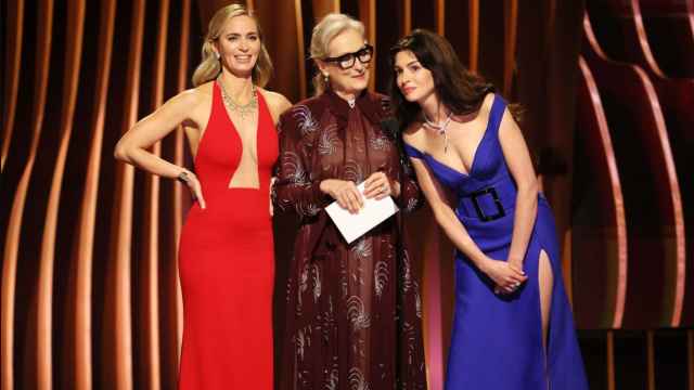 Anne Hathaway, Meryl Streep y Emily Blunt