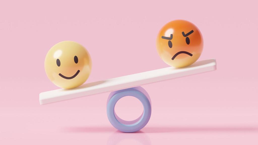 Ilustración del equilibrio emocional.