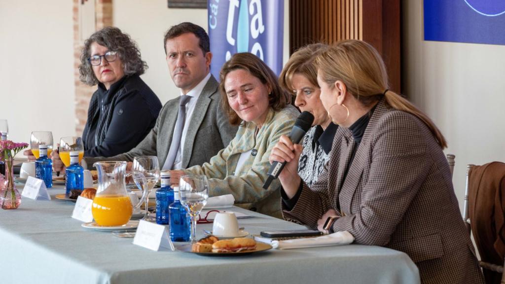 Desayuno informativo de la cátedra del Tajo UCLM-Soliss en Toledo. Foto: Javier Longobardo.
