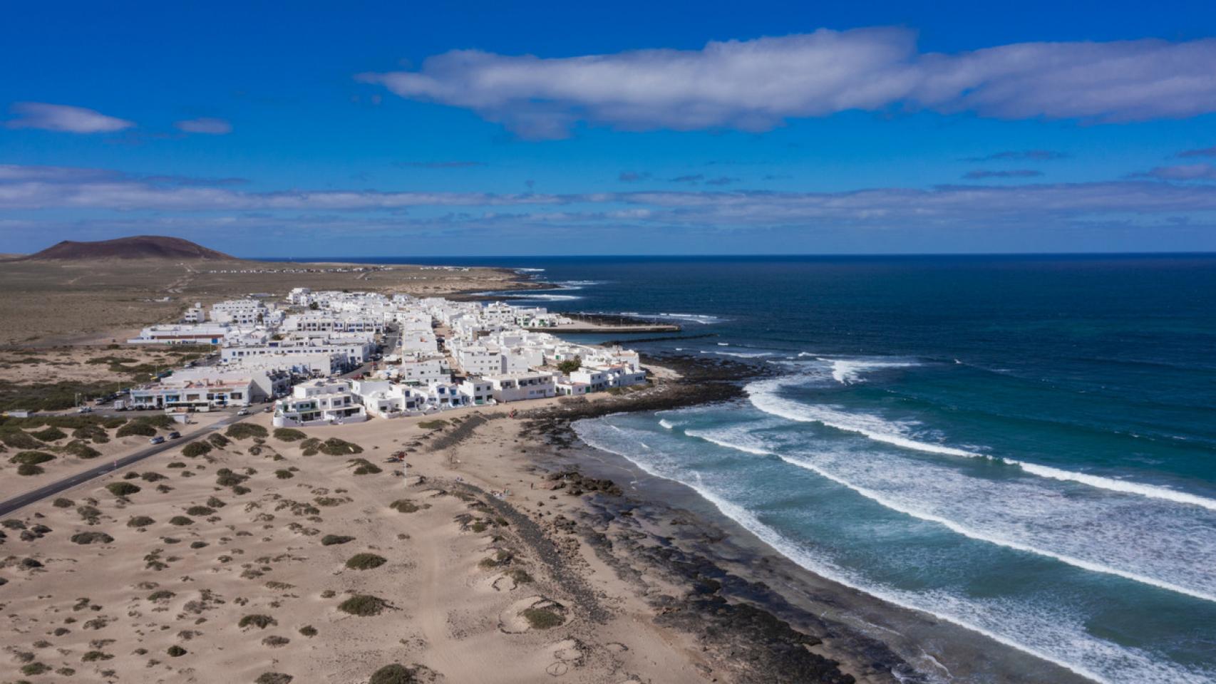 Playa de Famara, en Lanzarote.