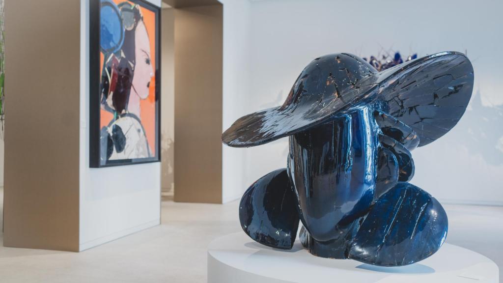 Foto de la exposición  'Allegro' de Manolo Valdés en la Opera Gallery de Madrid.