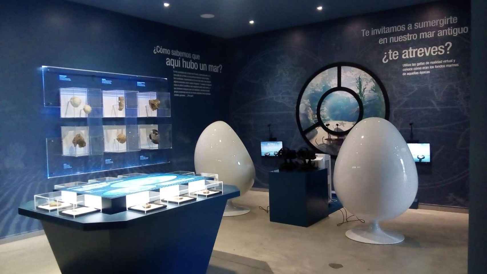 Museo de los Mares Antiguos de Monsagro. Sala de Trilobites