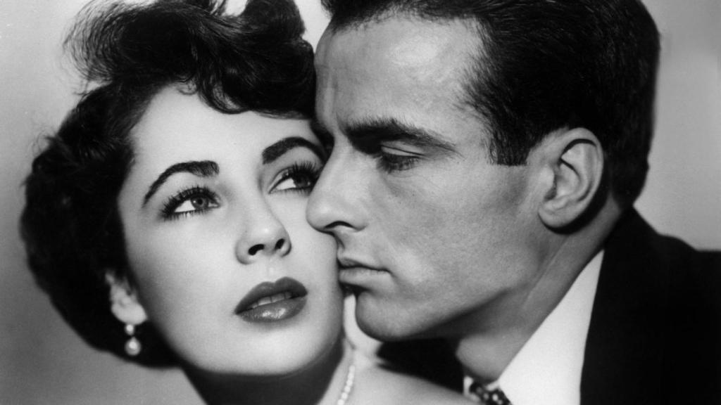 Elizabeth Taylor y Montgomery Clift.