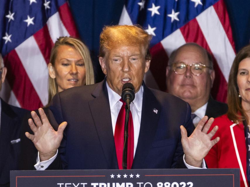 El candidato republicano a la presidencia, Donald Trump.