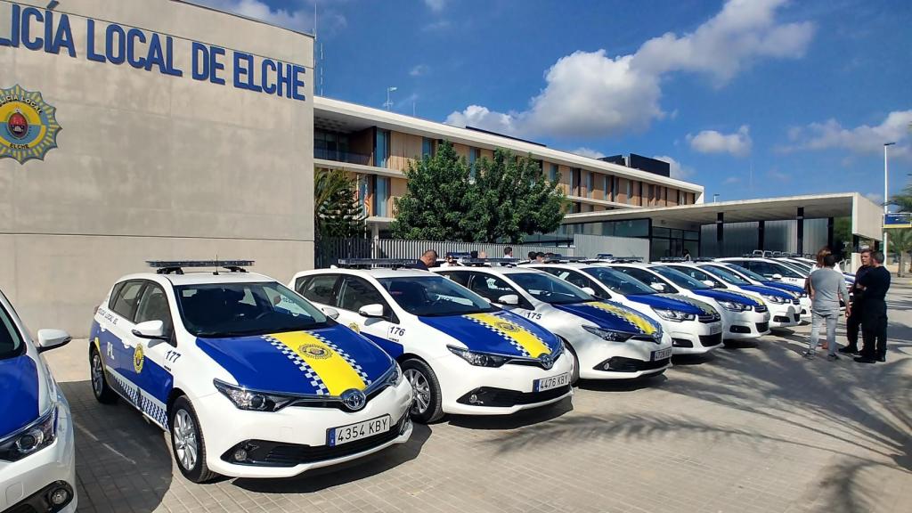 Vista de la comisaría de la Policía Local de Elche.