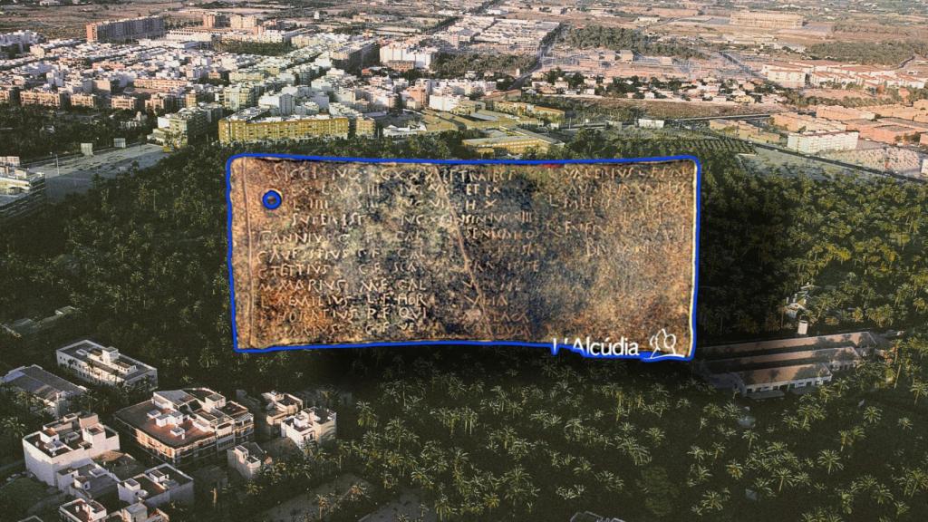 'La tabula de Ilici' reparte zonas entre diez soldados.