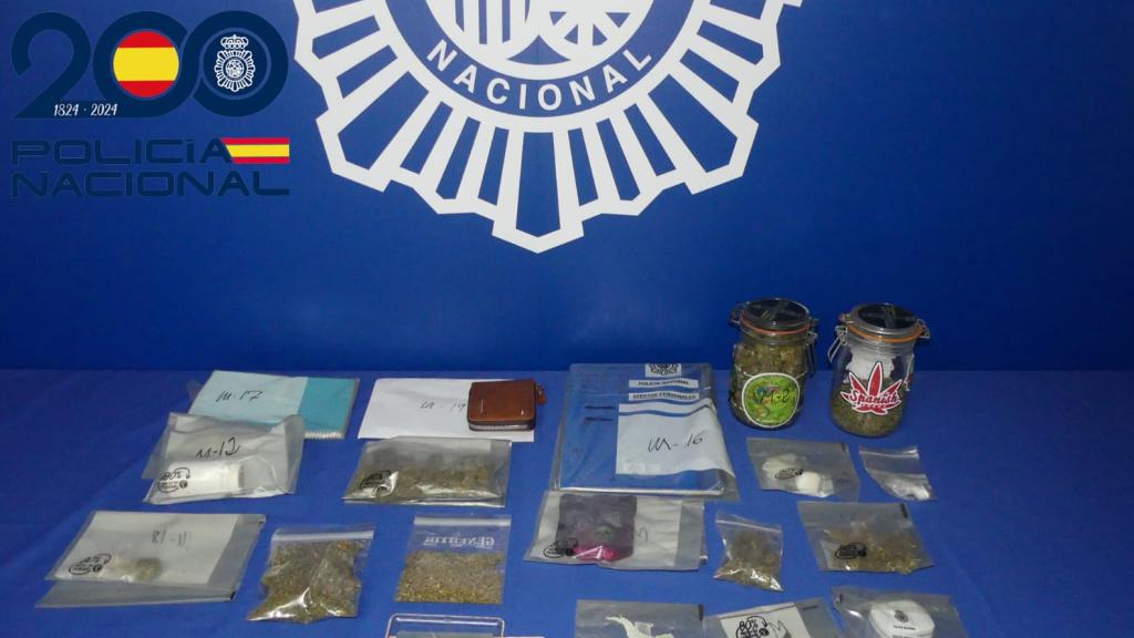 Efectos incautados por la Policía Nacional