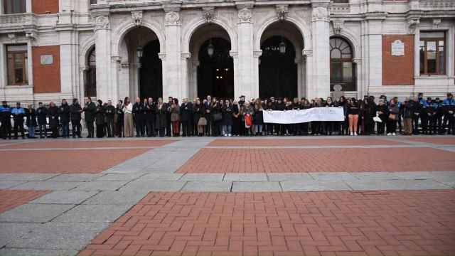 Minuto de silencio en Valladolid en recuerdo de Sergio Delgado
