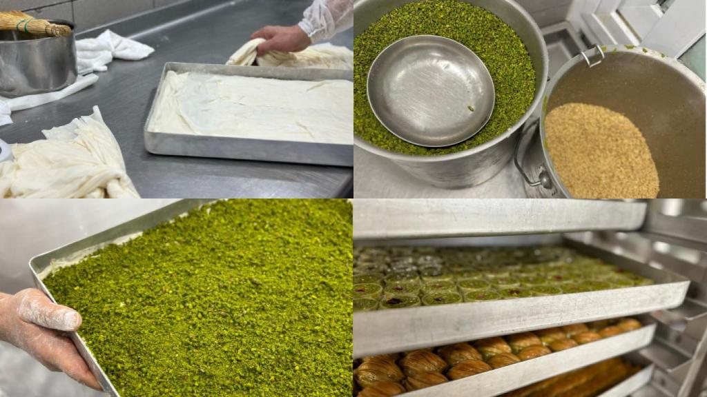 El baklava paso a paso.