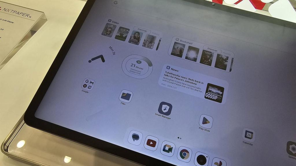 El modo aguado de la tablet de TCL