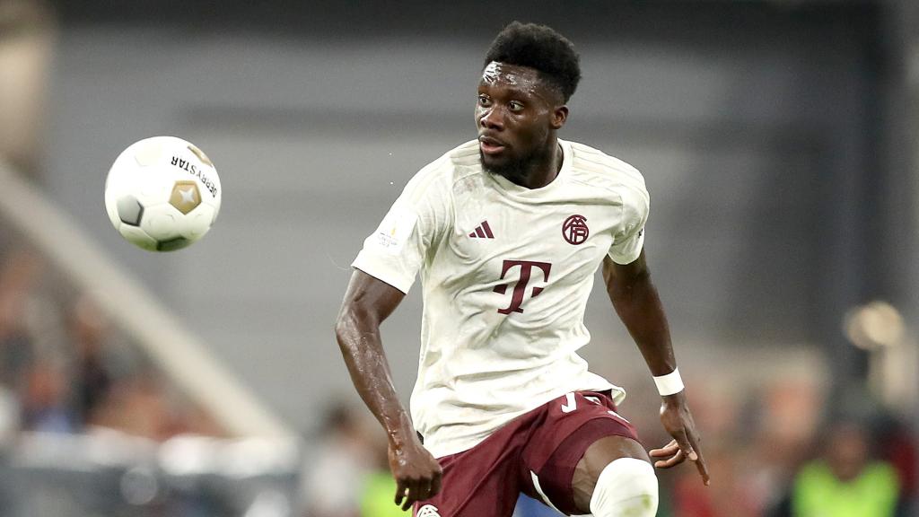 Alphonso Davies, con el Bayern Múnich