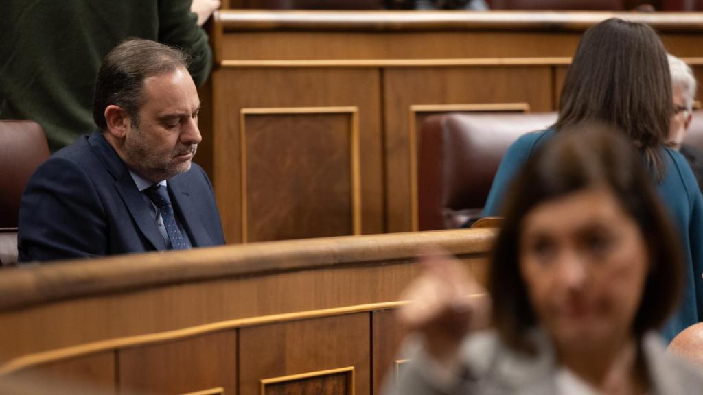 El exministro de Transportes José Luis Ábalos, en el Congreso, en una foto de archivo.