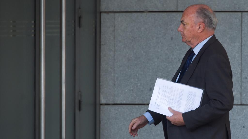 García-Castellón, a la entrada de la Audiencia Nacional, el pasado 24 de enero.