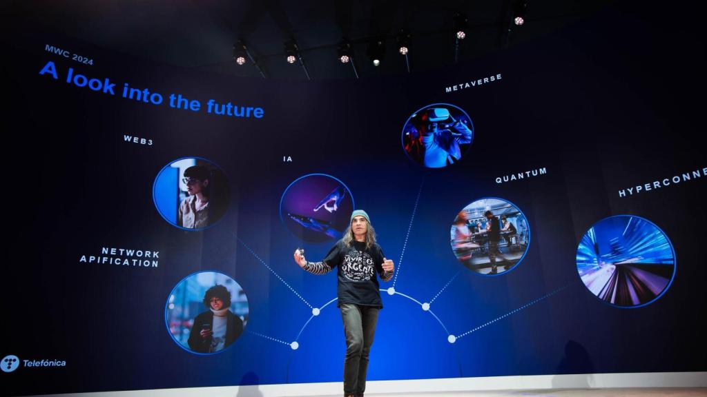 Chema Alonso, chief data officer (CDO) de Telefónica, en el MWC 2024.