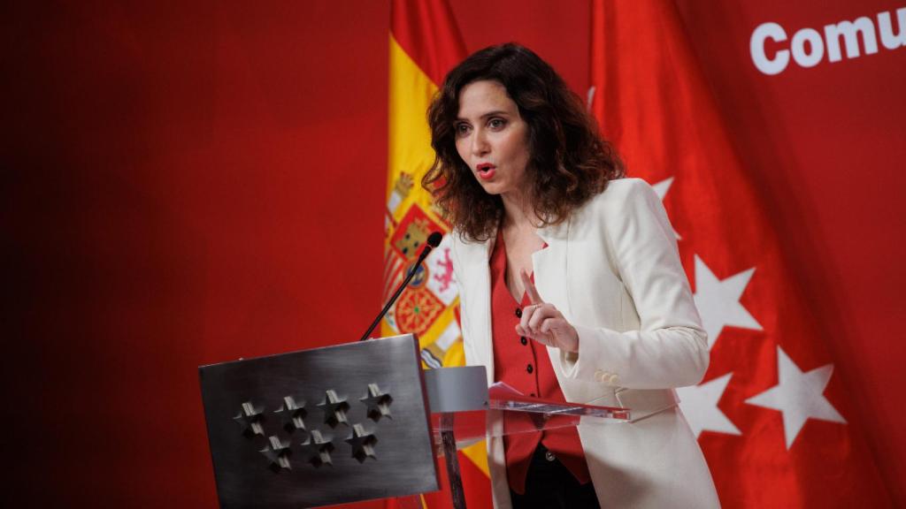 La presidenta de la Comunidad de Madrid, Isabel Díaz Ayuso.
