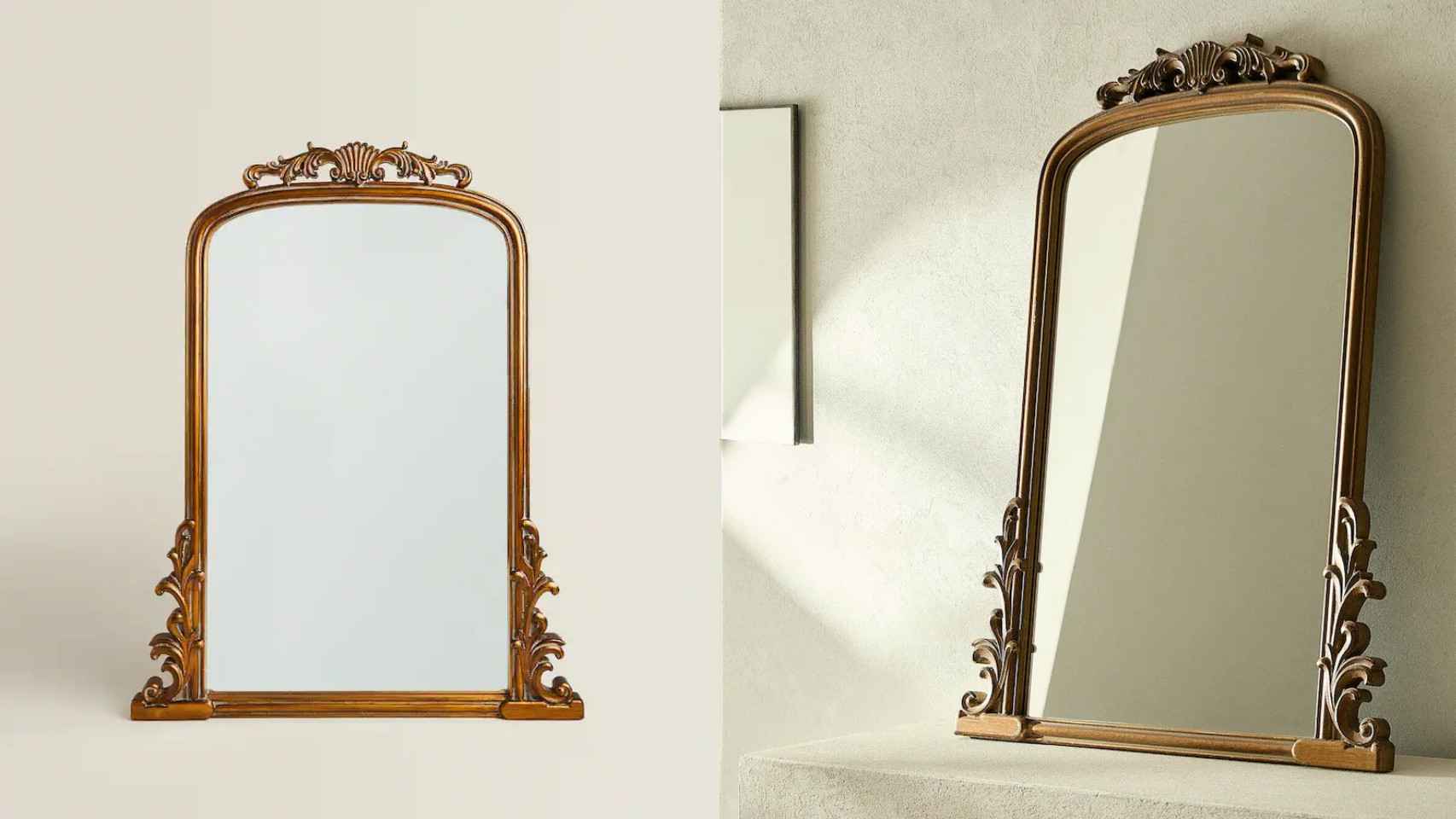 El espejo de pared vintage que arrasa en Zara Home.