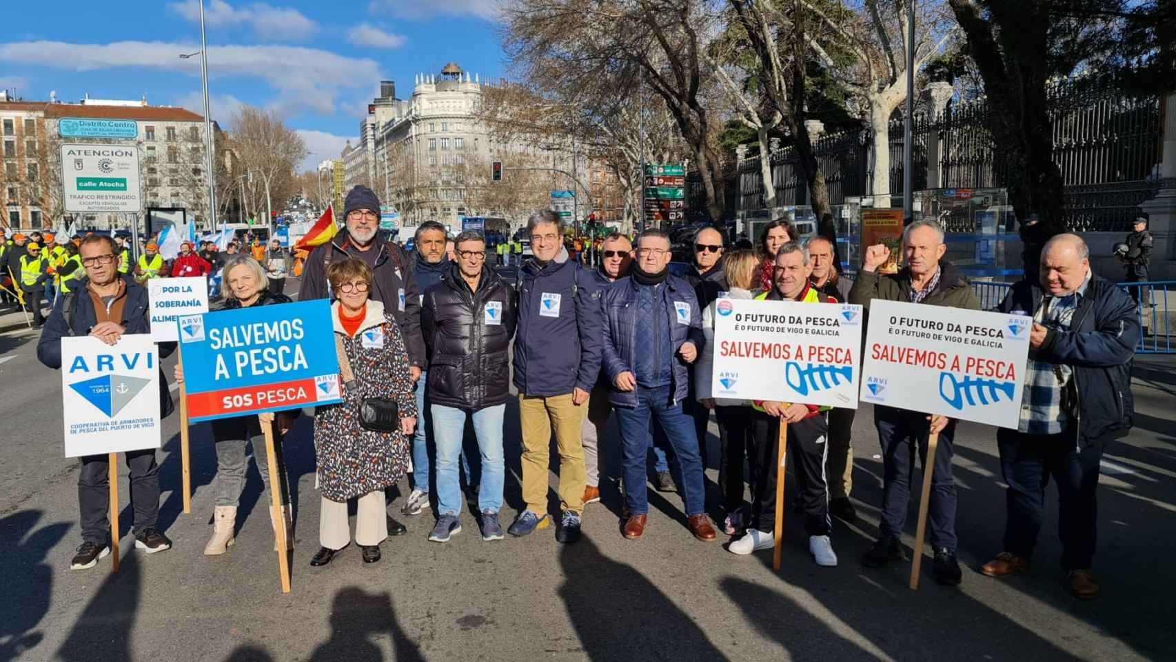 Representantes de ARVI en Madrid.