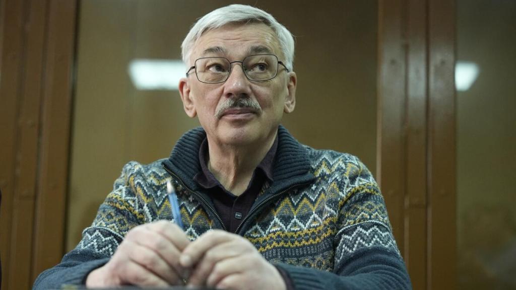 Oleg Orlov en una imagen de archivo.