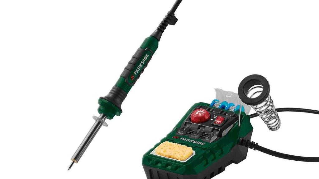 Estación de soldadura de Lidl.