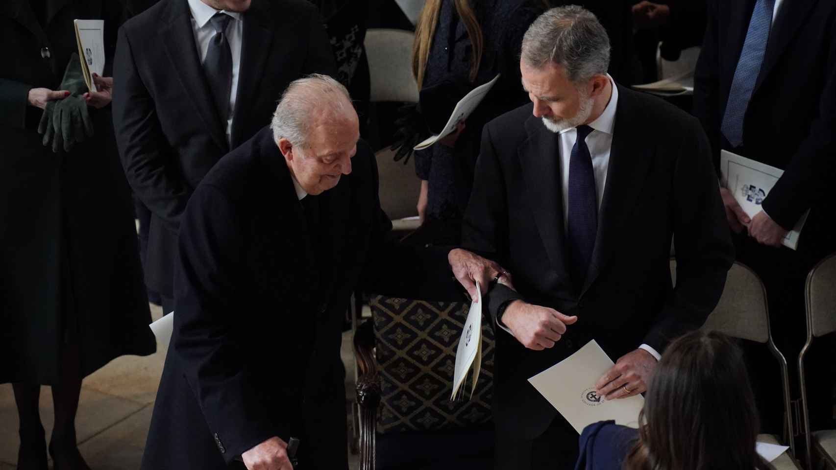 Felipe VI y Juan Carlos, este 27 de febrero.
