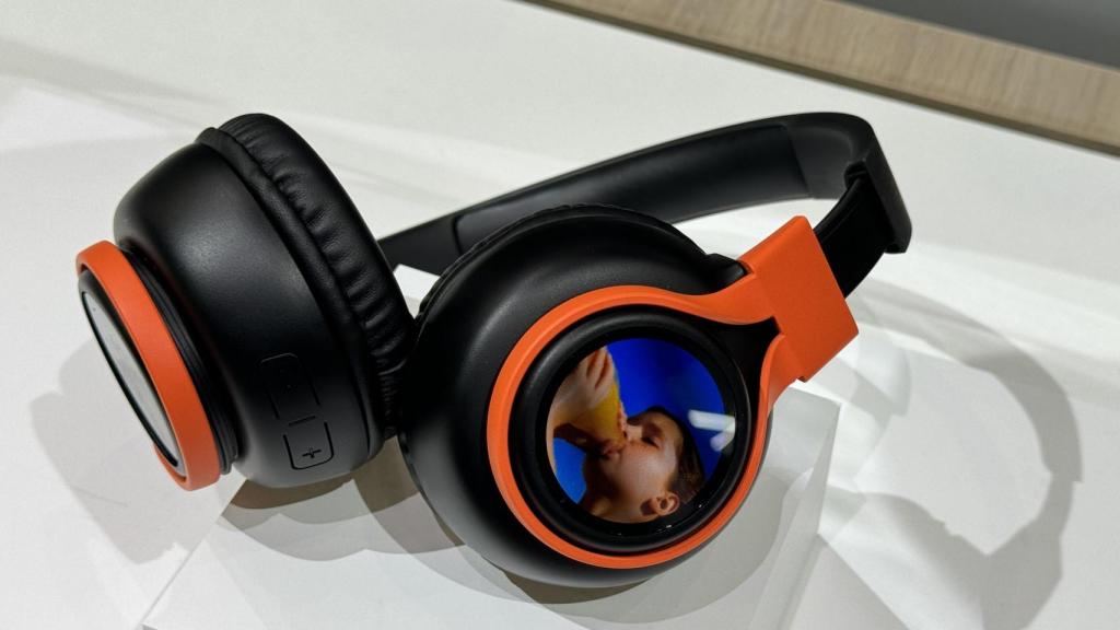 Auriculares de Samsung con pantalla integrada