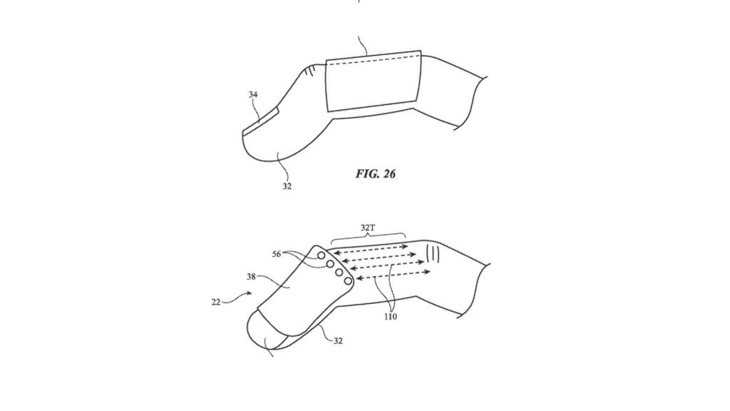 Figura representativa dentro de la patente de Apple.