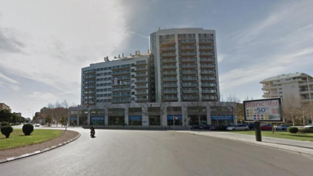 Los bloques de pisos incendiados en València.