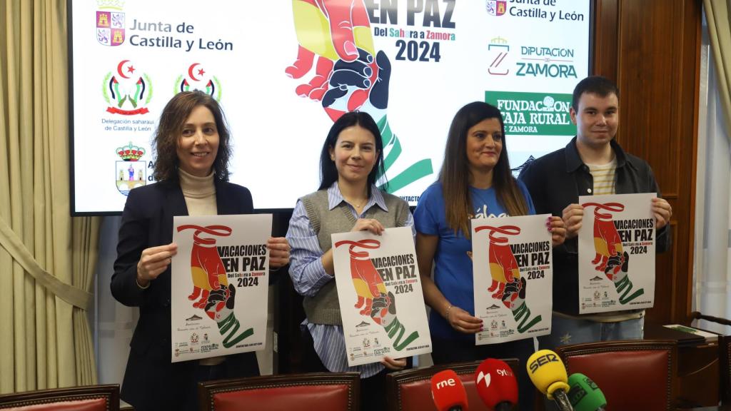 Presentación del programa Vacaciones en paz en Caja Rural de Zamora