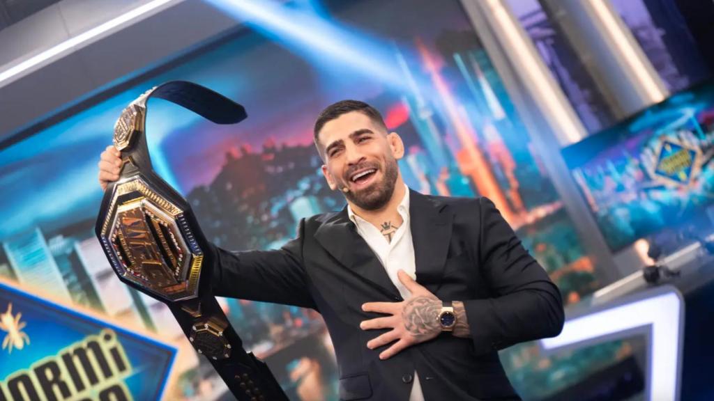 Ilia Topuria, como invitado en un programa de 'El Hormiguero'