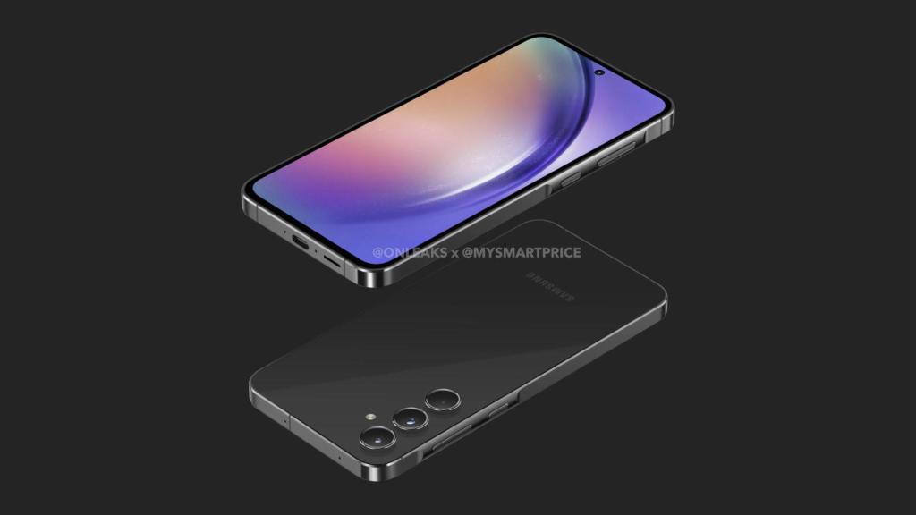 Diseño filtrado del Samsung Galaxy A55