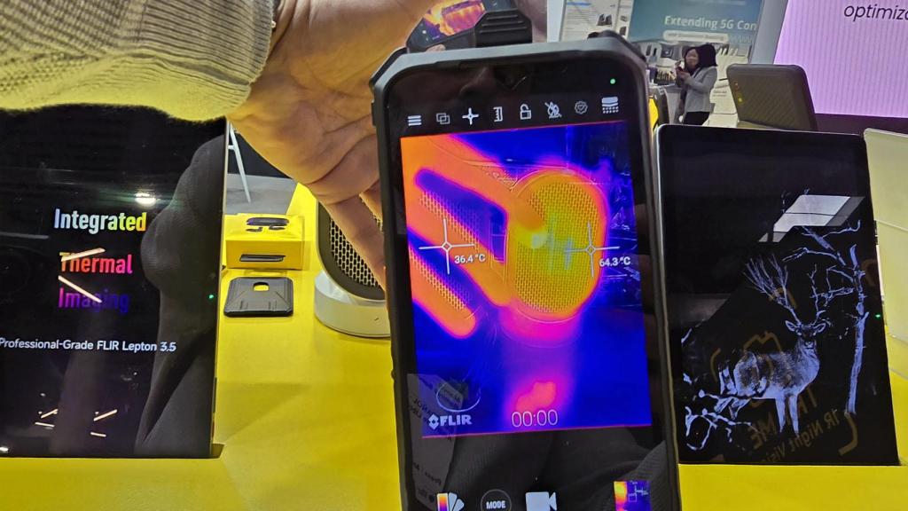 La cámara térmica del móvil de Ulefone