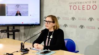 Loreto Molina en rueda de prensa.