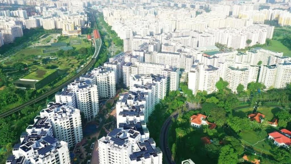 Proyecto SolNova de EDPR en Singapur.