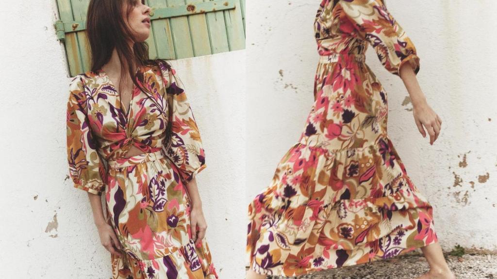 El vestido boho más cómodo de Zara.