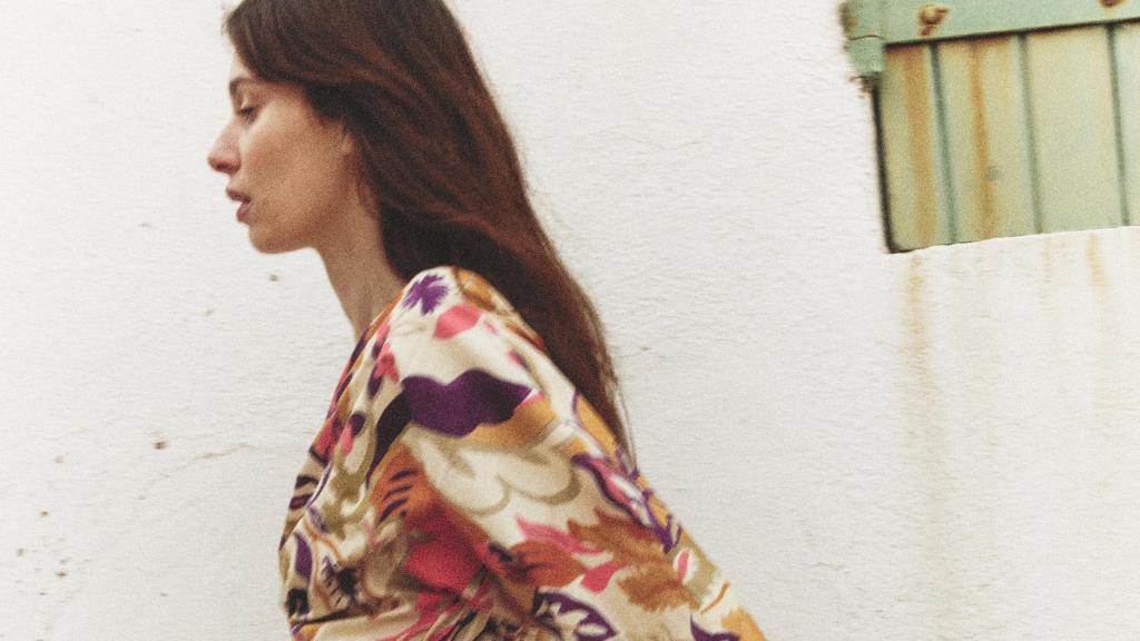 Vestido de Zara de flores multicolor