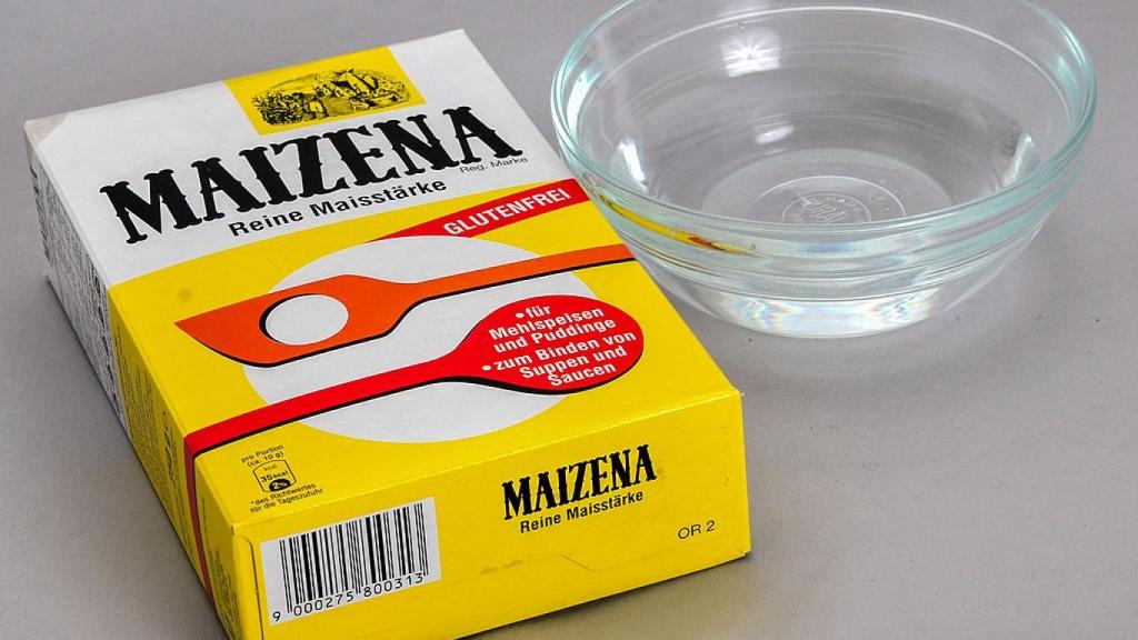 La maicena se puede conseguir en cualquier comercio.