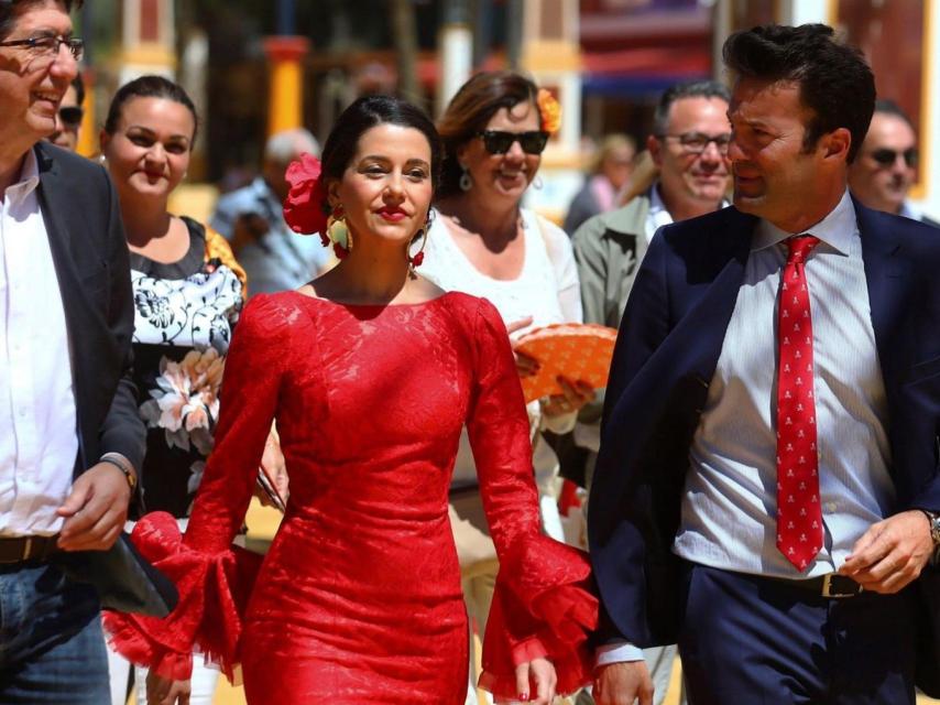 Inés Arrimadas en La Feria de Jerez.