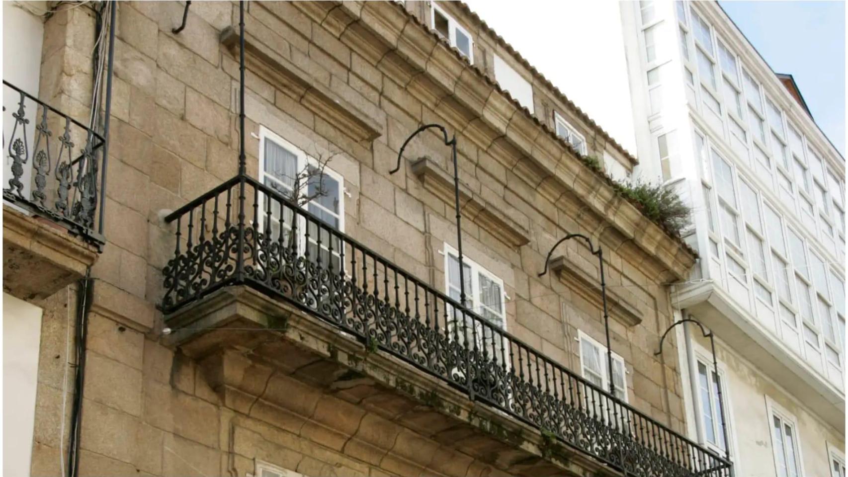 Casa de Rosalía de Castro en la ciudad herculina